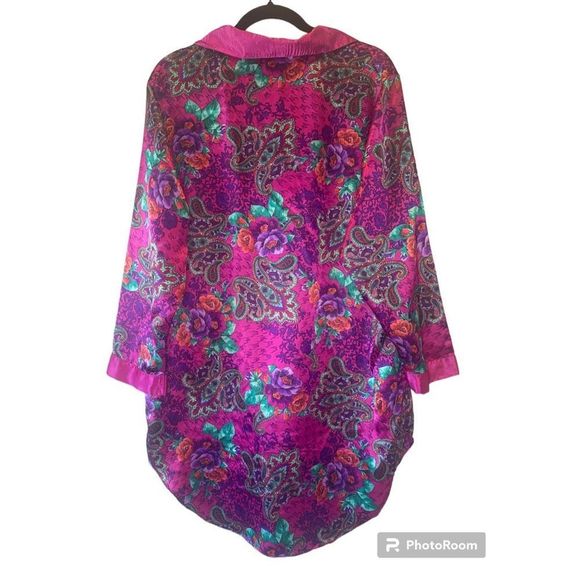 INNERMOST Gorgeous VINTAGE Floral Patterned Sleep Shirt Size M - Picture 2 of 3